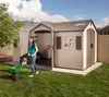 Szopa plastikowa Lifetime Residenz jasnoszara 244x457x244 Podgląd zdjęcia produktu 6