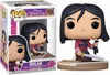 A Funko Pop! vinyl figure of Disney's Mulan, shown both in its packaging and displayed outside of it. Podgląd zdjęcia produktu