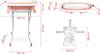 Ricokids RK-287 Skládací dětská vanička se stojanem, Náhled obrázku produktu 16