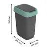 Odpadkový kôš Rotho 10 L Twist - Výklopný kôš 24,8 x 18,1 x Náhľad obrázku produktu 18