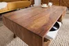 Table basse 100 cm en bois, design moderne pour le salon - Voir les images du produit 6