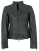 Jilani - Damen Lederjacke Lammnappa Kapuze dunkelgrün : 42 Produktbild-Vorschau 4