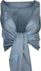 Halstuch Schal mit Hirschkopf Motiv 185 x 70 cm | Hellblau Produktbild-Vorschau 8