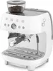 SMEG EGF03WHEU Espressomaschine mit Mahlwerk weiß 50`s Produktbild-Vorschau 9