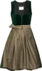 Edelnice Midi Dirndl Livia Samt Grün 40 Produktbild-Vorschau 1