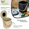 Biomülleimer mit Deckel, nachhaltig, geruchsdicht, HMF Produktbild-Vorschau 2
