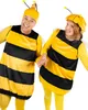 Two people in bee costumes holding hands. Produktbild-Vorschau