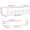 Tagesbett mit Schubladen ohne Matratze Betongrau 100x200 cm Produktbild-Vorschau 10