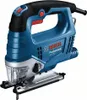 A blue Bosch jigsaw on a white background. Anteprima dell’immagine prodotto