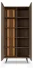 Vitrinenschrank Standvitrine LUPO 93 cm Eiche Dunin Braunes Produktbild-Vorschau 8