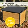 zooprinz Hundehütte Carlo Bitumen Klappdach Holzfüße mit Produktbild-Vorschau 6