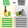 A comparison of a cold press juicer and a traditional juicer, highlighting the benefits of the cold press method. Náhľad obrázku produktu