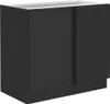 Eckschrank Siena schwarz 105 ND 1F BB Produktbild-Vorschau 1