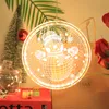 3D Weihnachten Fensterlicht Hängend Warmweiß Produktbild-Vorschau 3