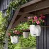 Květináč LECHUZA NIDO Cottage 35 White | závěsný koš se Náhled obrázku produktu 19