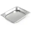 A stainless steel food pan on a white background. Produktbild-Vorschau