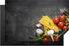 KitchenYeah© Herdabdeckplatte Nudeln - Kräuter - Tomate - Produktbild-Vorschau 1