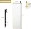 COSTWAY Wandspiegel mit höhenverstellbaren Hängehaken 37 x Produktbild-Vorschau 7