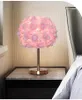 Eleganter Rosa Rosenblüten-Tischlampe, Passend mit Produktbild-Vorschau 4