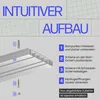 Binario per tende da 90 cm a 3 binari, binario interno in Anteprima dell’immagine prodotto 8
