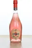 A bottle of Martini Bellini wine on a wooden surface against a white background. Voir les images du produit