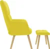 Sillón de relax con reposapiés, tapizado en tela de color Vista previa de la imagen del producto 5
