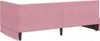 vidaXL Cadre de lit d'angle avec tête de lit rose 90 cm x Voir les images du produit 7