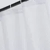 Sprchový záves 180 x 180 cm biely textil, proti plesniam, Náhľad obrázku produktu 2
