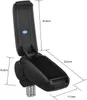 Mittelarmlehne Armlehne KOMPLETT Textil Schwarz für Ford Produktbild-Vorschau 3