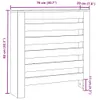 vidaXL Rivestimento per radiatori bianco 78x20x82 cm Anteprima dell’immagine prodotto 6
