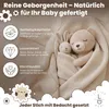 Baby Strickdecke, %100  Baumwolle Atmungsaktiv 80x100cm Produktbild-Vorschau 2