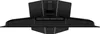 A top-down view of a black computer monitor stand. Produktbild-Vorschau
