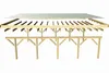 Doppelcarport Classic 2 Holz Überdachung Unterstand Produktbild-Vorschau 8