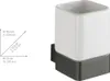 WENKO Portaspazzolino Porta spazzolino Accessori bagno Anteprima dell’immagine prodotto 5