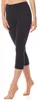 Antié Damen Leggings 3/4 aus Baumwolle AN60-101 (Schwarz, Produktbild-Vorschau 3