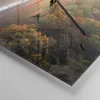 Wanduhr - Quadrat - Glasuhr - Bahn Herbst So - 30x30cm - Produktbild-Vorschau 5