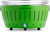 A green LotusGrill XL charcoal grill is shown against a white background. Náhled obrázku produktu