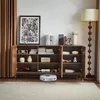 AIORBER Sideboard, gewelltes 3D-Design Eiche Maserung, Produktbild-Vorschau 12