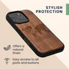 kwmobile Handyhülle für Apple iPhone 16 Pro Hülle Holz - Produktbild-Vorschau 5