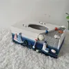 Holz Tissue Box Kosmetiktücherbox Mediterraner Stil Produktbild-Vorschau 4