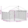 Venkovní psí kotec se střechou 200 x 200 x 150 cm Náhled obrázku produktu 9
