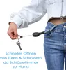 CAUDATA 2 GRÜN Schlüsselrolle 70cm ausziehbar - Jojo Produktbild-Vorschau 3
