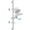 DERW Edelstahl Duschstange 70cm rostfrei - Brausestange Produktbild-Vorschau 11