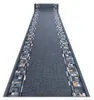 TAPIS DE COULOIR ANTIDÉRAPANT BOMBAY gris 80cm gris 80x140 Voir les images du produit 1
