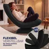 CASARIA Relaxsessel mit verstellbarer Rückenlehne Schwarz Produktbild-Vorschau 6