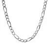 trendor 85925 Halskette für Herren 925 Sterlingsilber Figaro-Kette 2 Voir les images du produit