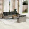The Living Store 10-tlg. Garten-Sofagarnitur mit Kissen Produktbild-Vorschau 2
