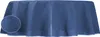 PVC Garten Tischdecke 140 cm rund blau wetterbeständig Produktbild-Vorschau 1