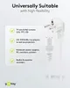 goobay Netzkabel Kaltgerätekabel abgewinkelt weiß 3 m Anteprima dell’immagine prodotto 6