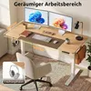 COSTWAY Elektrischer höhenverstellbarer Schreibtisch, 140 x Produktbild-Vorschau 7